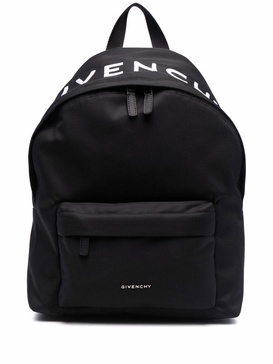 embroidered-logo backpack