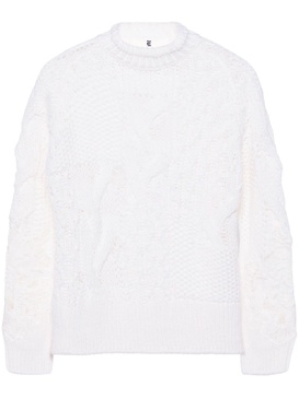 Ermanno Scervino Embroidered Wool Sweater