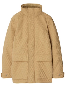 Burberry Check Hooded Quilted Jacket Clothing