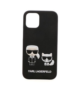 Cover Iphone 12mini Karl E Choupette Nera - Nero / onesize