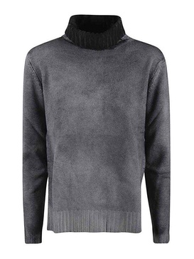 Maglia Dolcevita In Misto Lana E Cashmere - Grigio / L