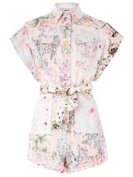 Halliday Cuffed playsuit