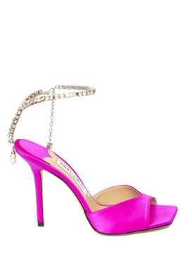 Fuchsia Rhinestone Sandals by Jimmy Choo for Women