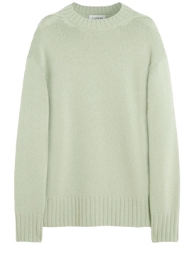 Green cashmere sweater