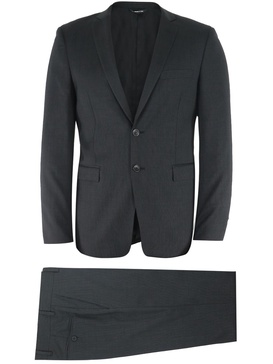 Black wool suit