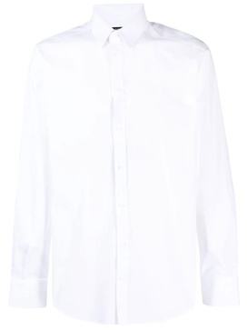 Dolce & Gabbana Cotton Shirt With Pleats At The Cuffs