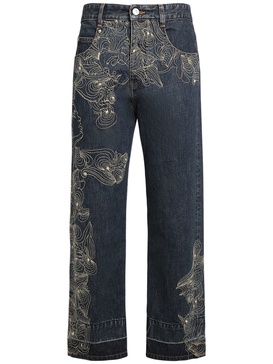 Irina embroidered denim jeans