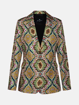 MULTICOLOR SILK BLAZER