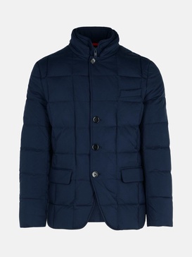 NAVY POLYESTER JACKET