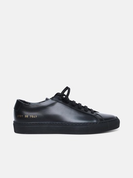 Common Projects Black Lear Achilles Sneakers