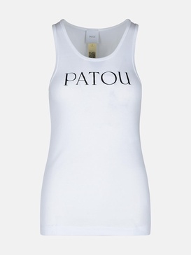 WHITE COTTON TANK TOP