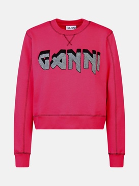 FUCHSIA COTTON SWEATSHIRT