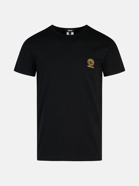 2 BLACK COTTON T-SHIRTS SET