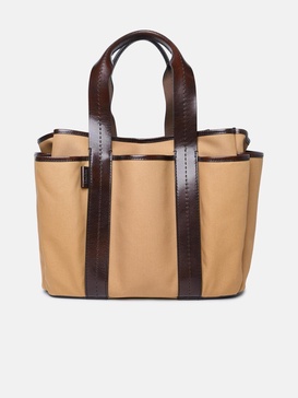 Max Mara 'Giardiniera' Brown Cotton Bag