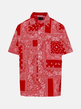 RED COTTON MALIBU SHIRT