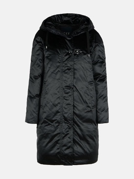 BLACK POLYAMIDE PARKA