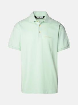 POLO SHIRT IN GREEN COTTON