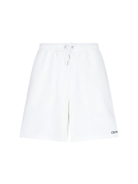 Celine Men Logo Jogger Shorts