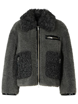 Stand Studio 'Joann' Grey Faux Fur Coat Women