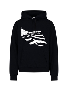 Celine Men Banks Violette X Celine 'Flag' Hoodie