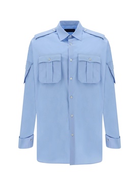 Prada Flap Pocket Long-Sleeved Shirt