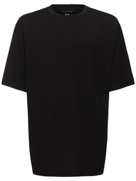 Boxy short-sleeved cotton t-shirt