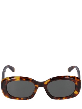 Round acetate sunglasses