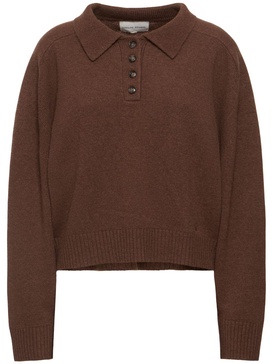 Homere cashmere polo sweater