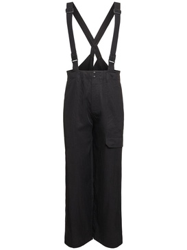 Tech suspender pants