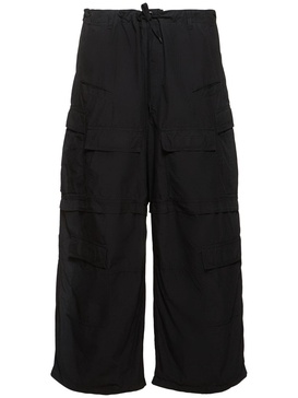 Large cotton cargo pants