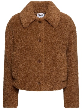 Zowi buttoned teddy short coat