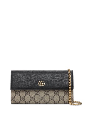 Petite Marmont GG Supreme leather bag