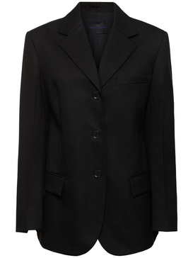 Archer wool twill suiting blazer