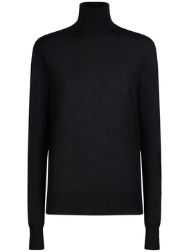 Eva cashmere knit turtleneck top