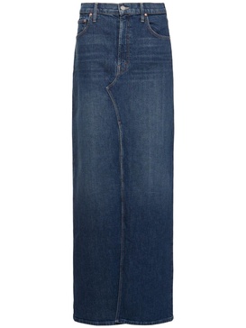 The Bobshell maxi denim long skirt