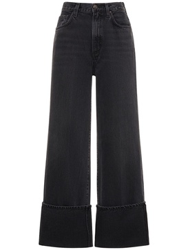 The Astley high rise wide denim jeans