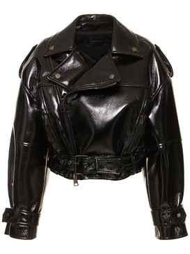 Nove oversize faux leather jacket