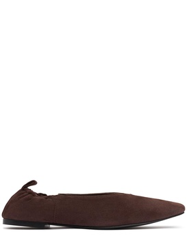 10mm Brie suede ballerina flats