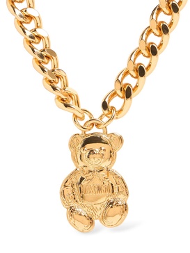 Archive Teddy Bear long necklace