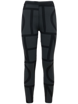 Monogram recycled tech leggings