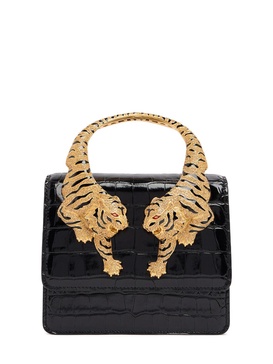 Medium Roar croc embossed bag