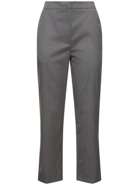 Dorkas high rise cropped wool pants