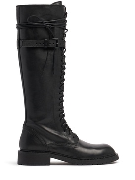 25mm Danny leather combat high boots