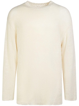 Hank linen crewneck sweater