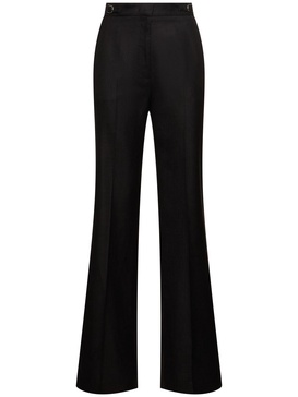 Vesta tailored wool blend flared pants