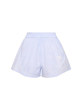 Mini cotton sweat shorts