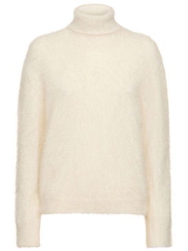 Mohair blend turtleneck sweater