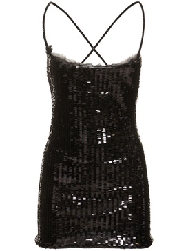 Sequined mini dress