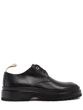 Les Derbies Pavane leather lace-up shoes