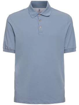 Cotton piquet polo